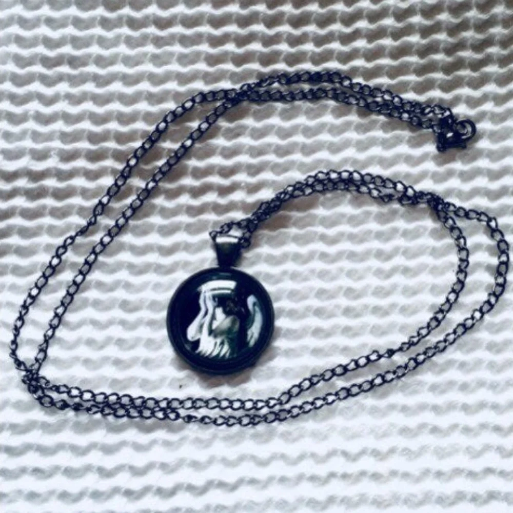 Dr. Who Weeping Angel Necklace